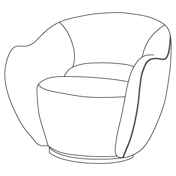 Wysiwyg Chair Swivel Option and Upholstery