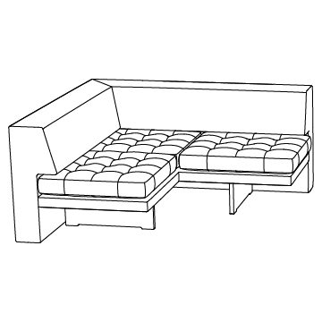 Omnibus Sectional II Corner Sofa (9071-60), Extended Depth: 60W with 27SD (inches)