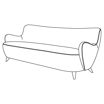 Barrel Sofa