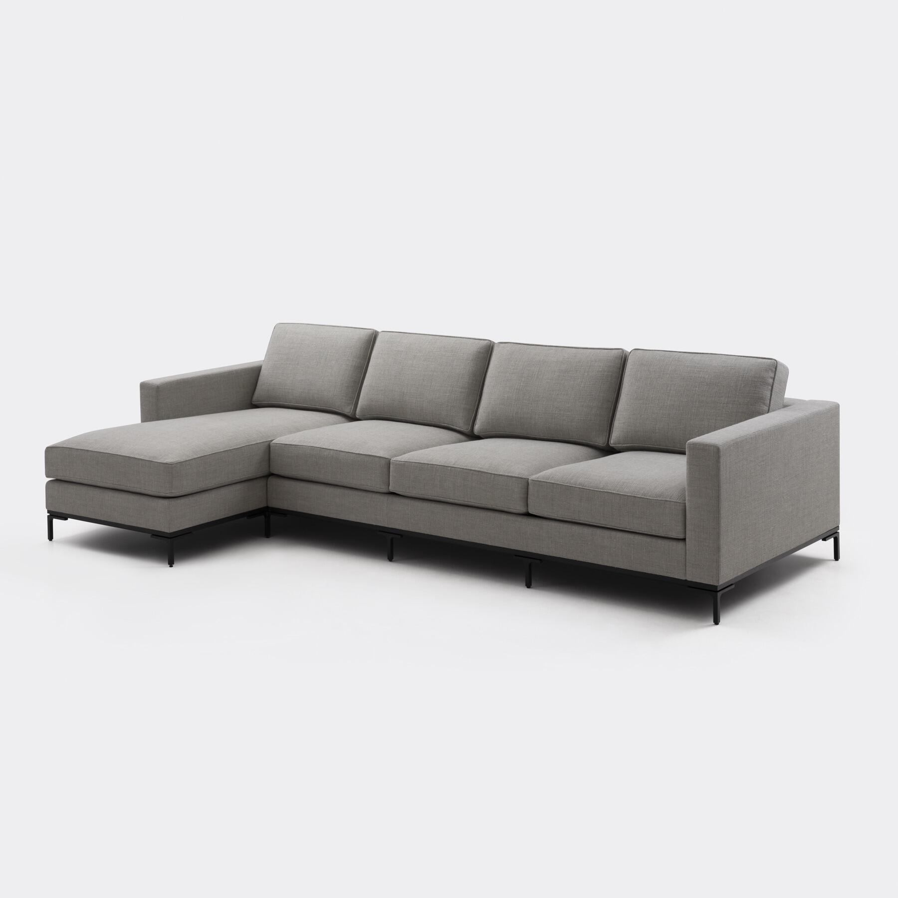 Guild Sectional, 1482/01 Presidio: Warm Silver, Hand Forged Iron