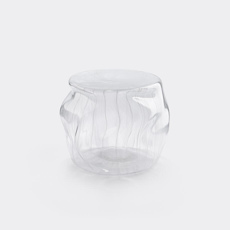 Space Nugget Side Table, Transparent Filigrane