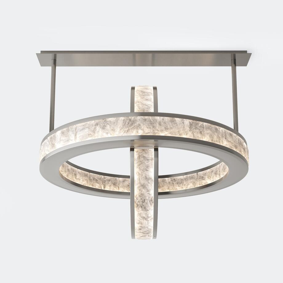Elysee H Chandelier, Polished Stainless
