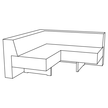 Omnibus Sectional I Corner Sofa (9071-60), Extended Depth: 60W with 27SD (inches)