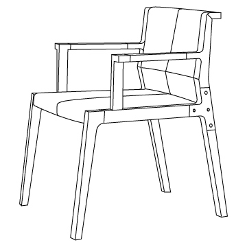 Hadrien Dining Arm Chair