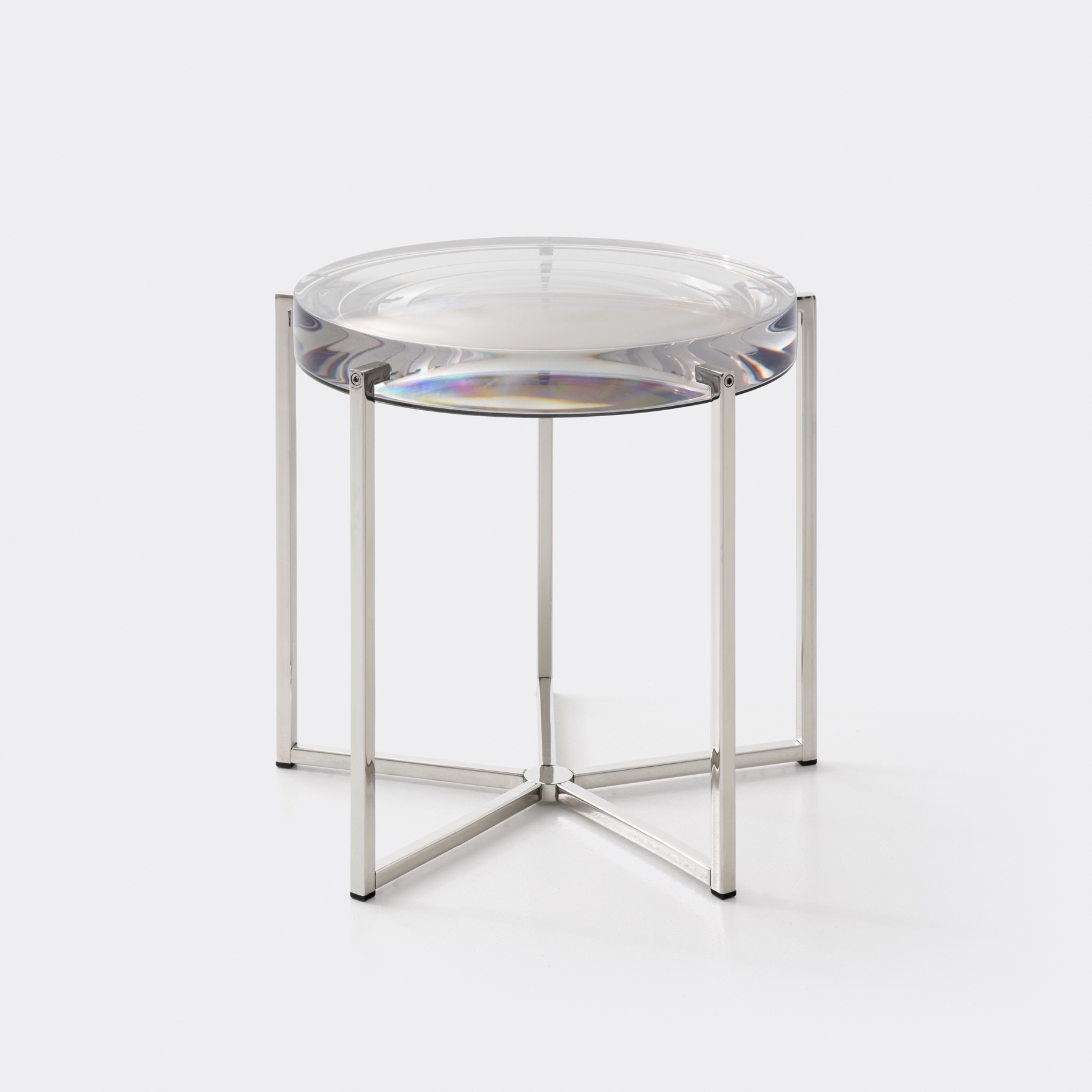 Lens Table, Size 2, Nickel Base, Clear Top