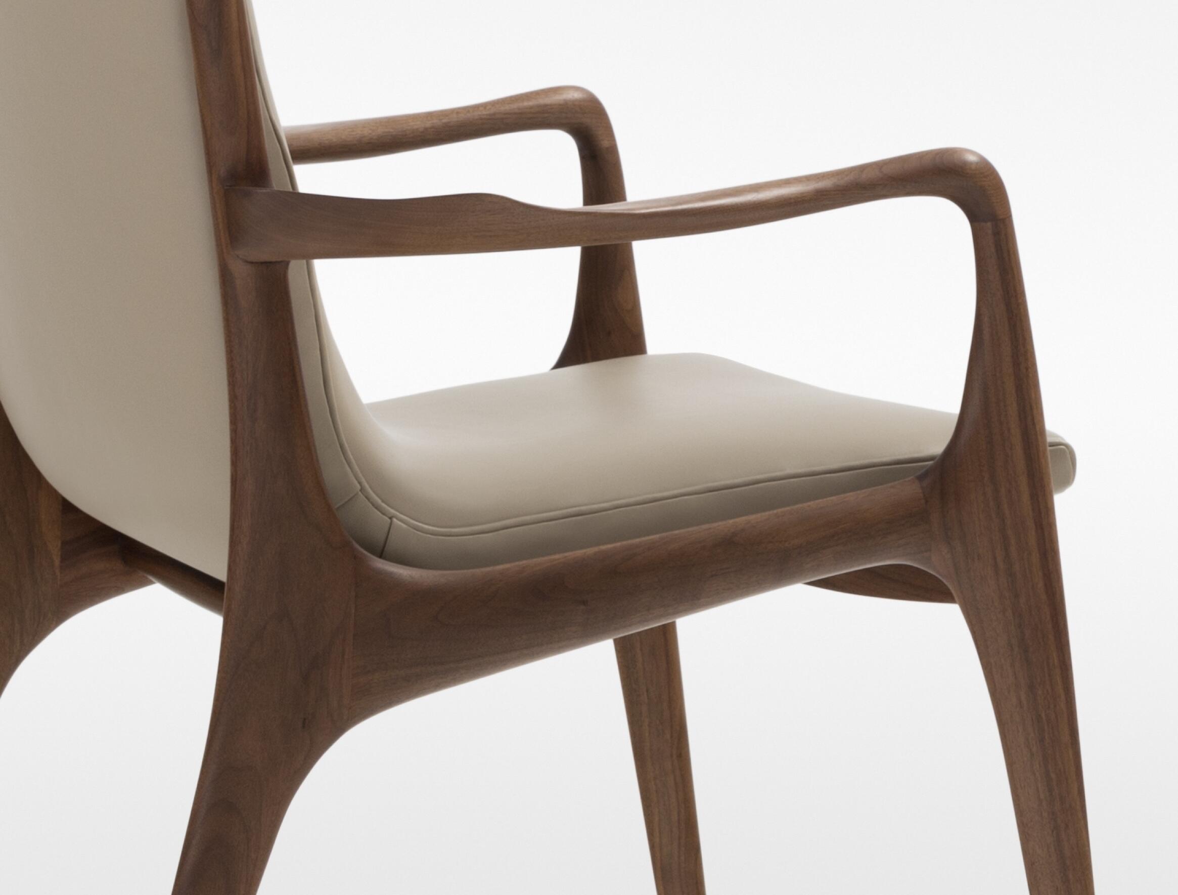 Sculpted Sling Dining Arm Chair