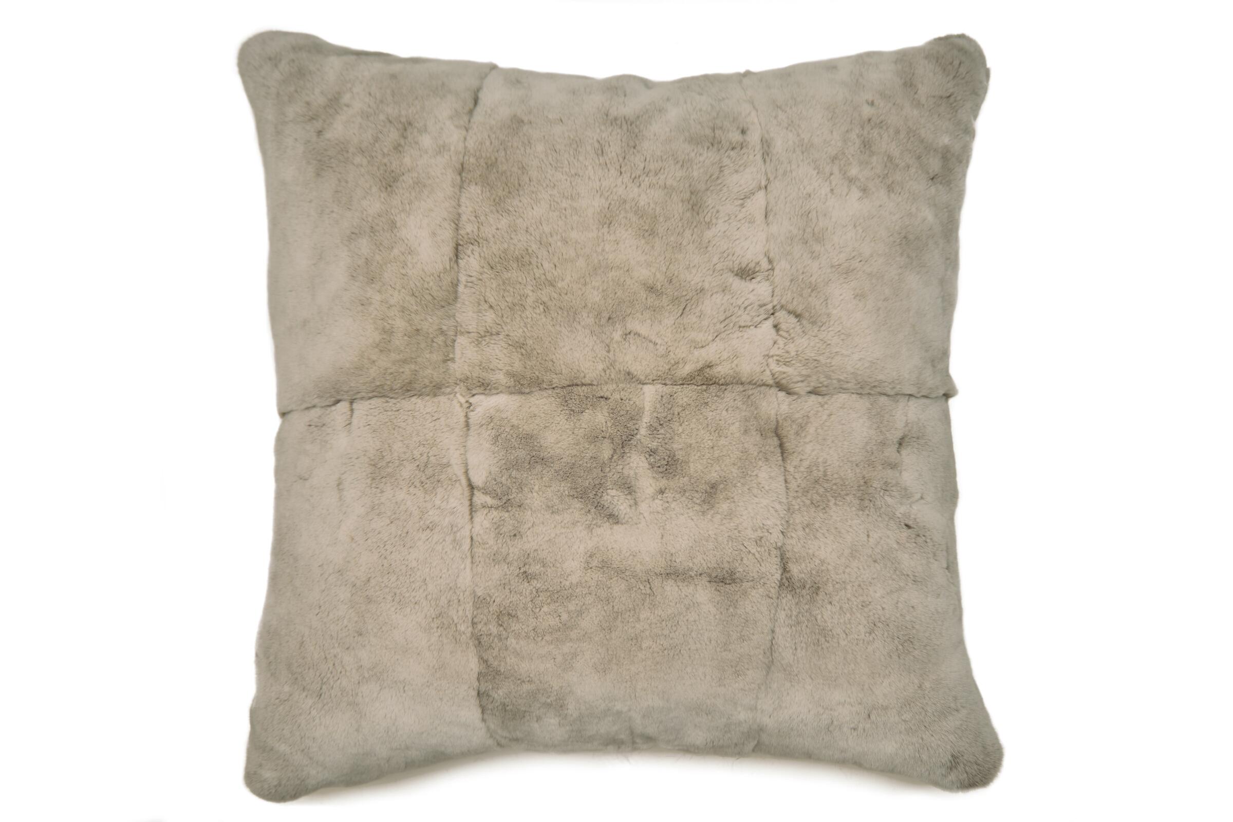 Rex Solid Pillow in Stone