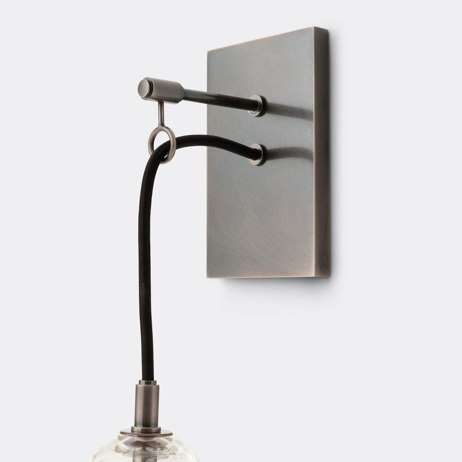 Lure Sconce, Tarnished Nickel