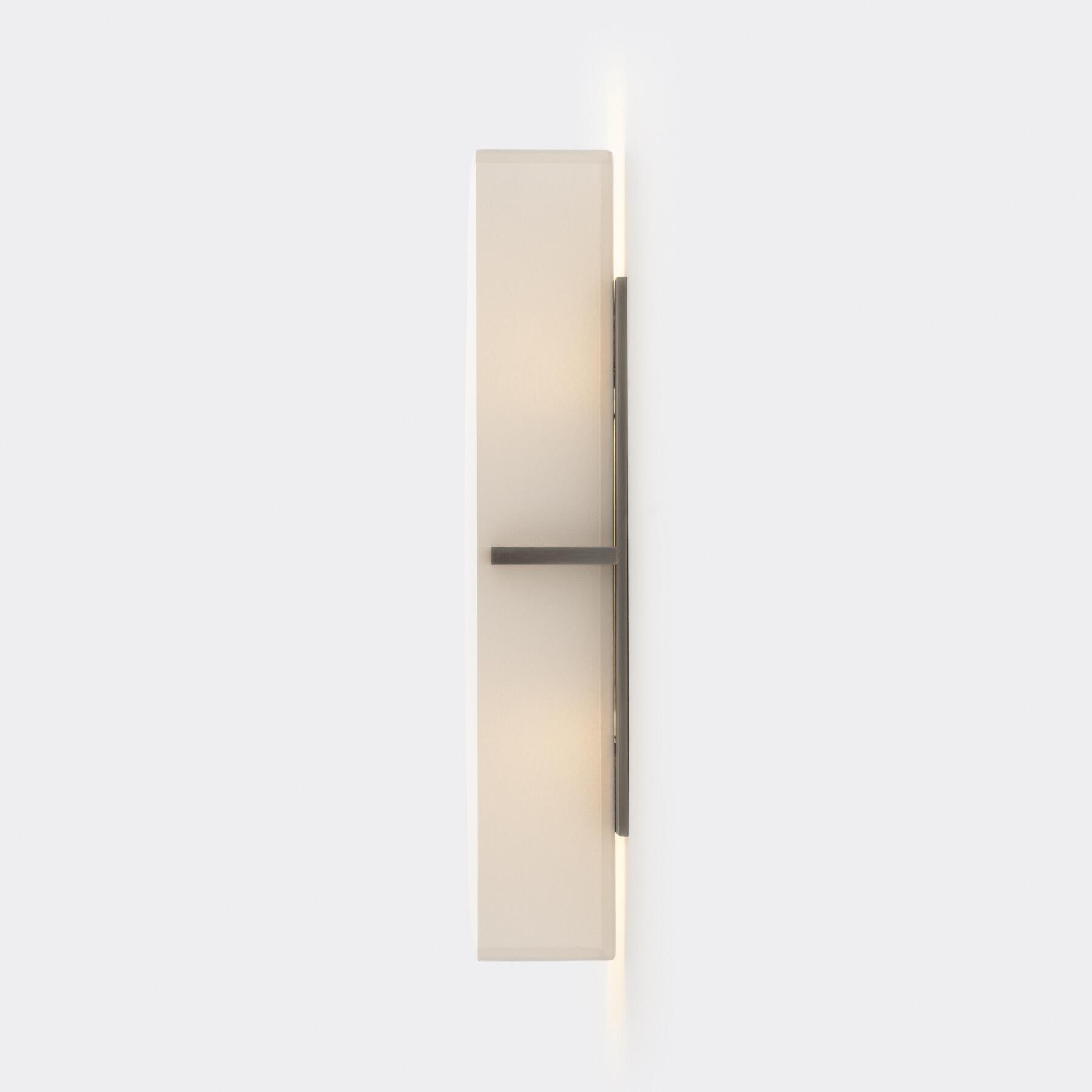 Stature Sconce, Lightly Aged Nickel