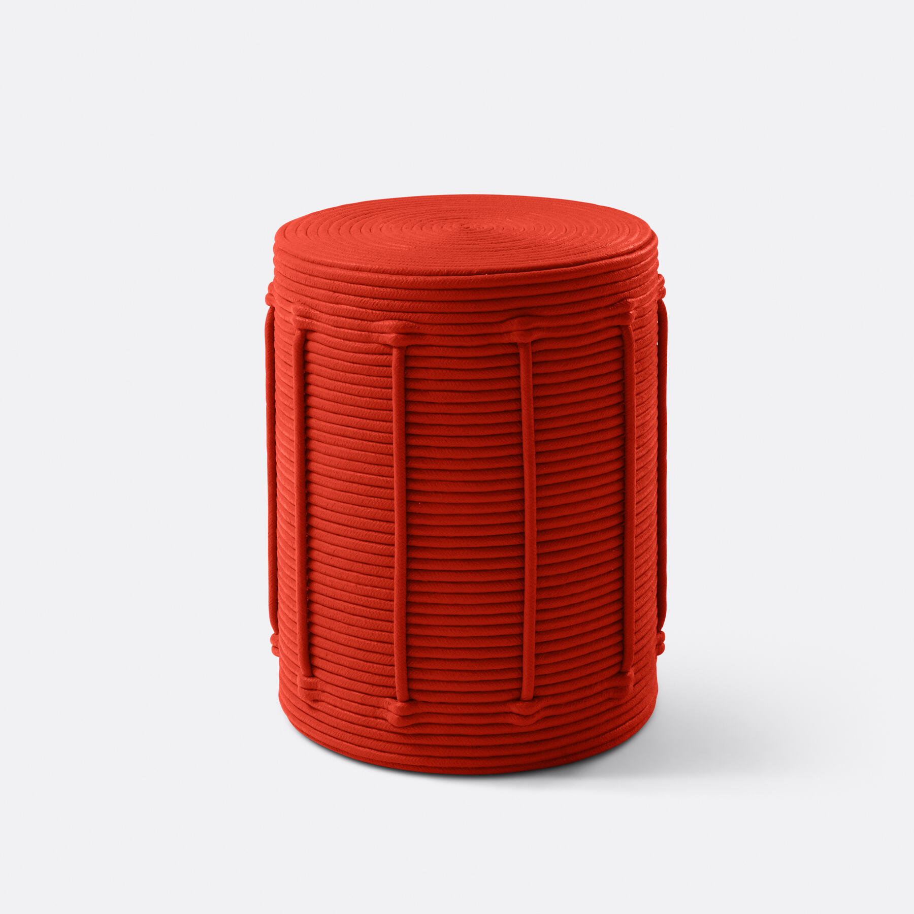 Afrito Stool, Oriental Red