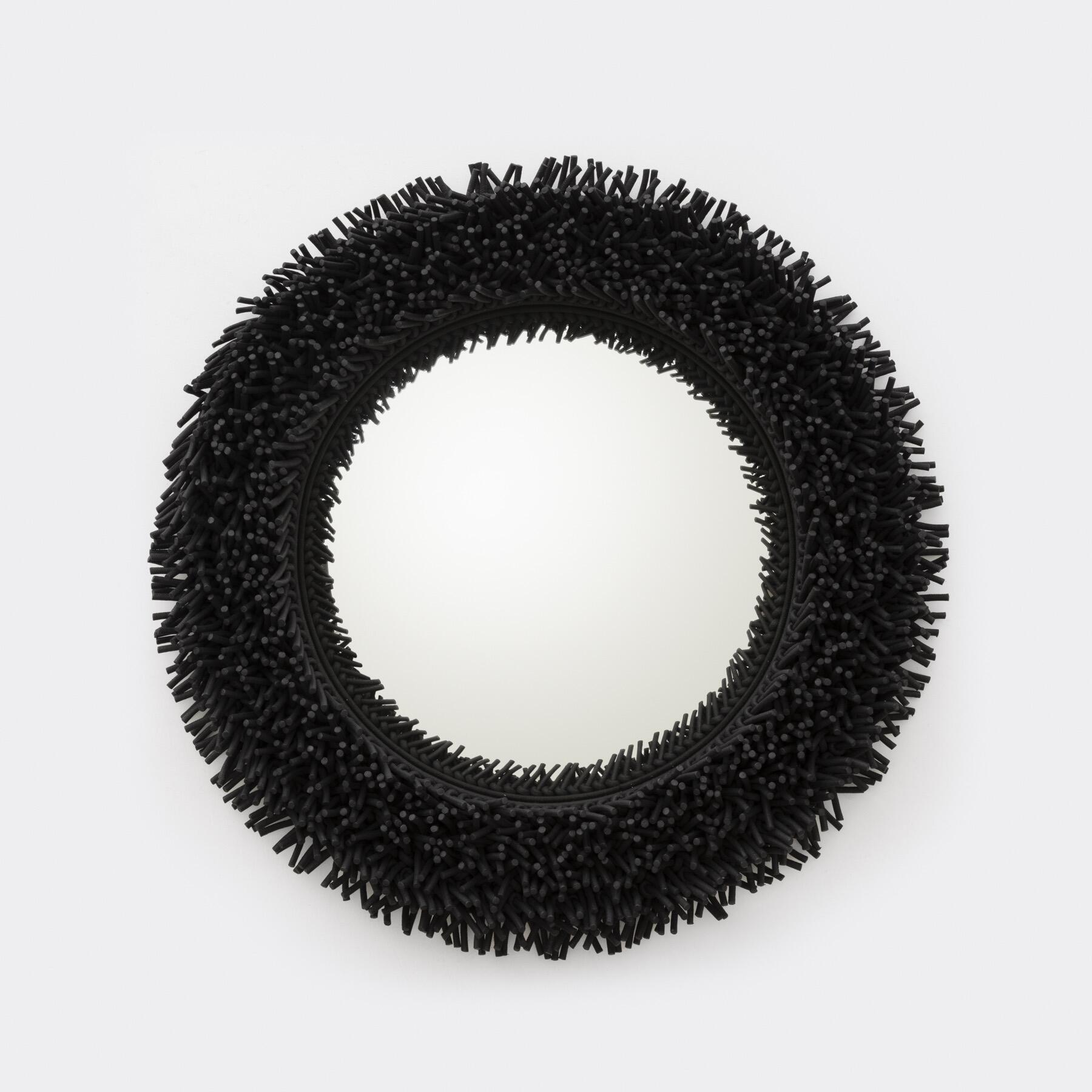 Tacsor Mirror, Black Cotton Cord