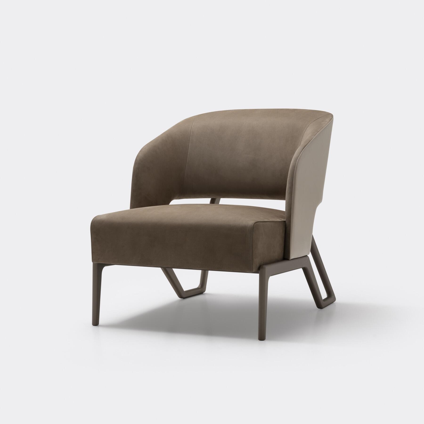 Tubac Lounge Chair, Paris Matte, Made in the Suede: Moleskin, Lustro: Natural State