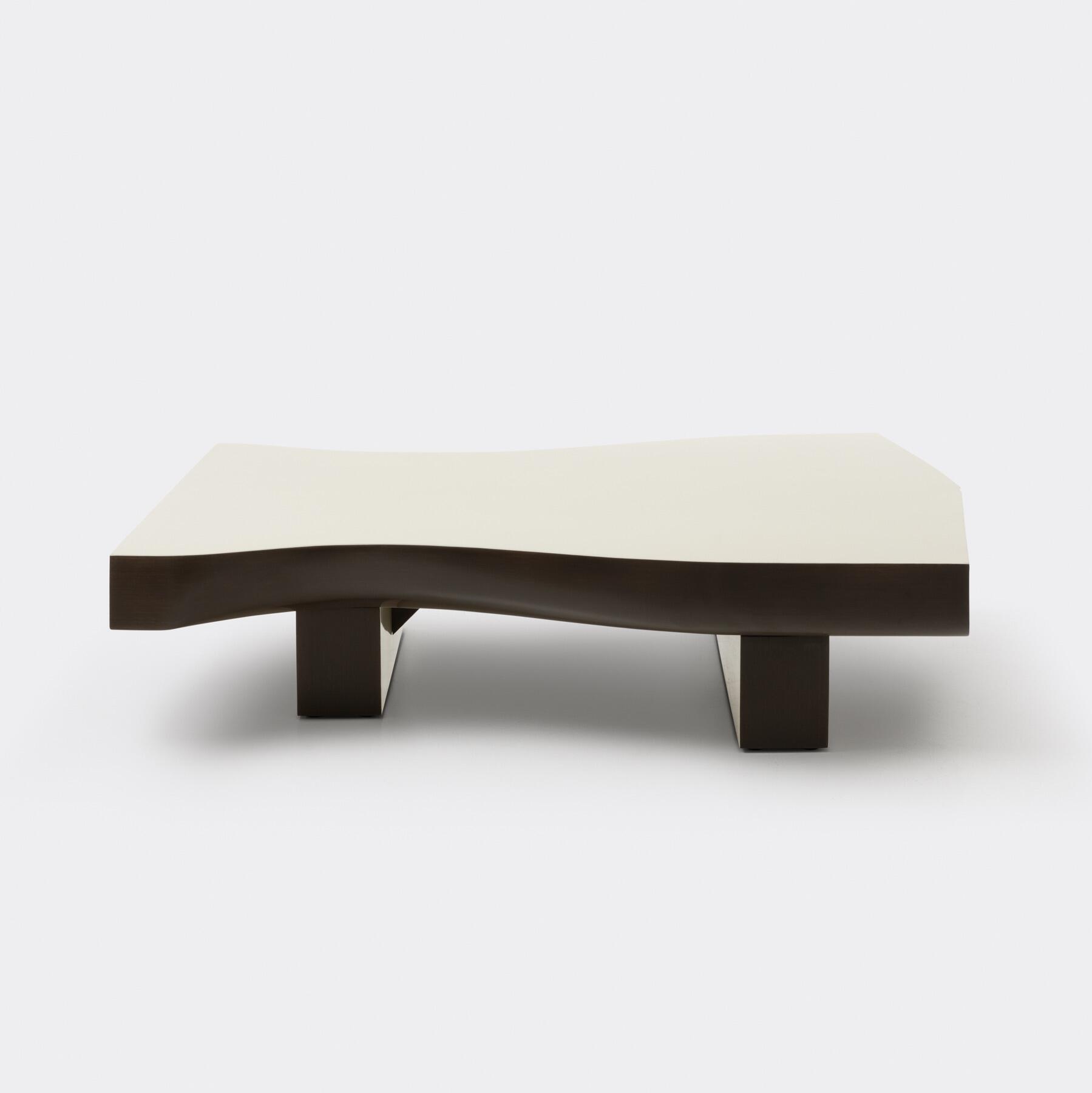 Laminated Slab Cocktail Table, Linen