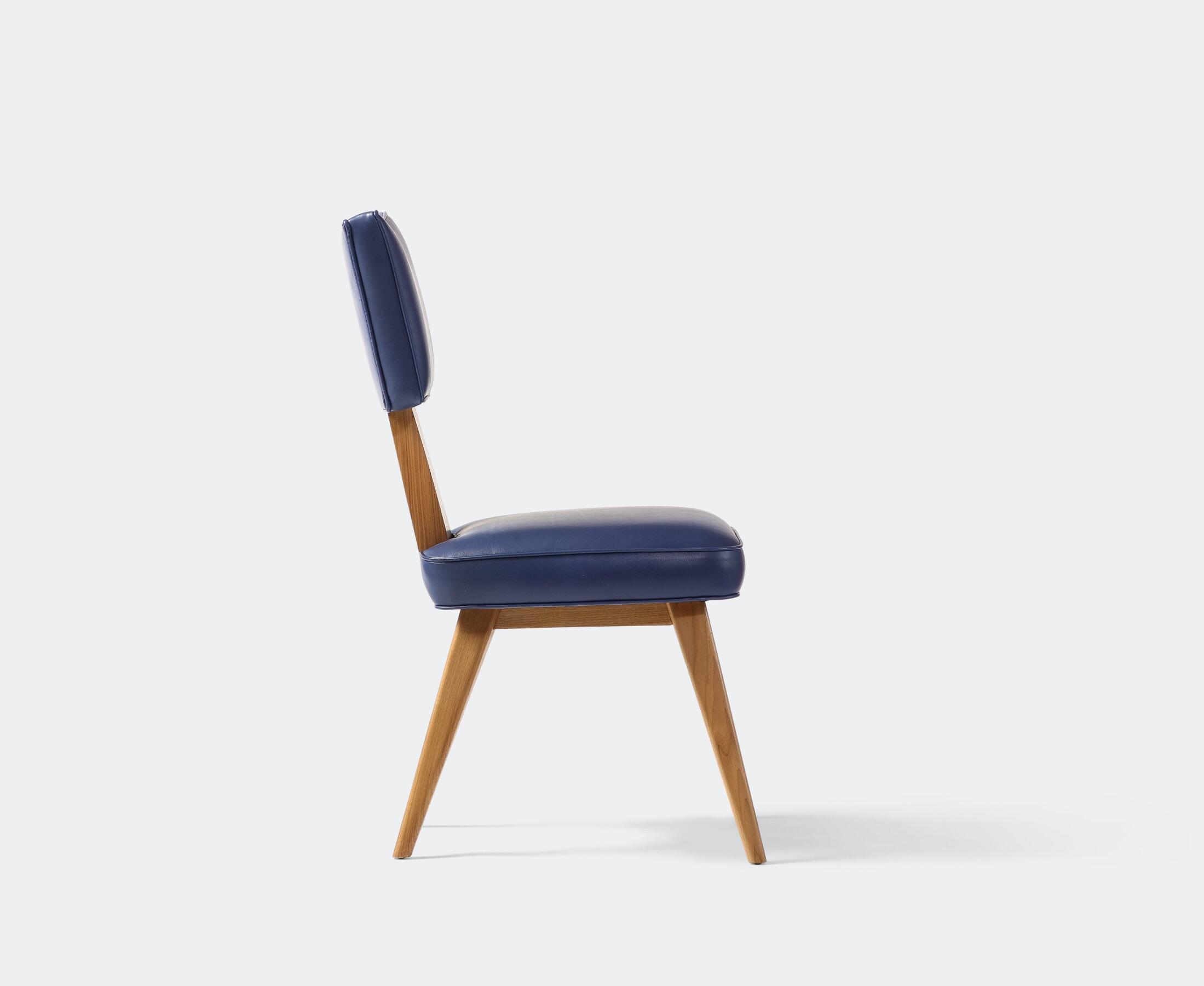 First Side Chair, Modern, Walnut Sand, 9376/15 Romeo: Prussian