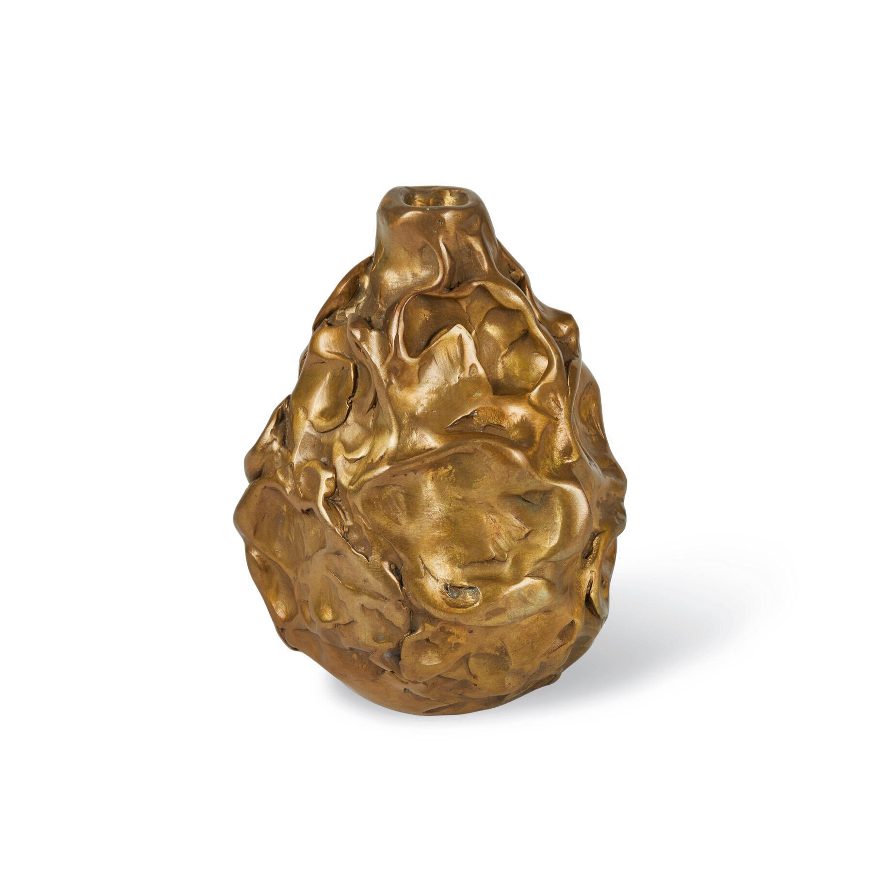 Chantal Abstract Vessel, Golden Bronze