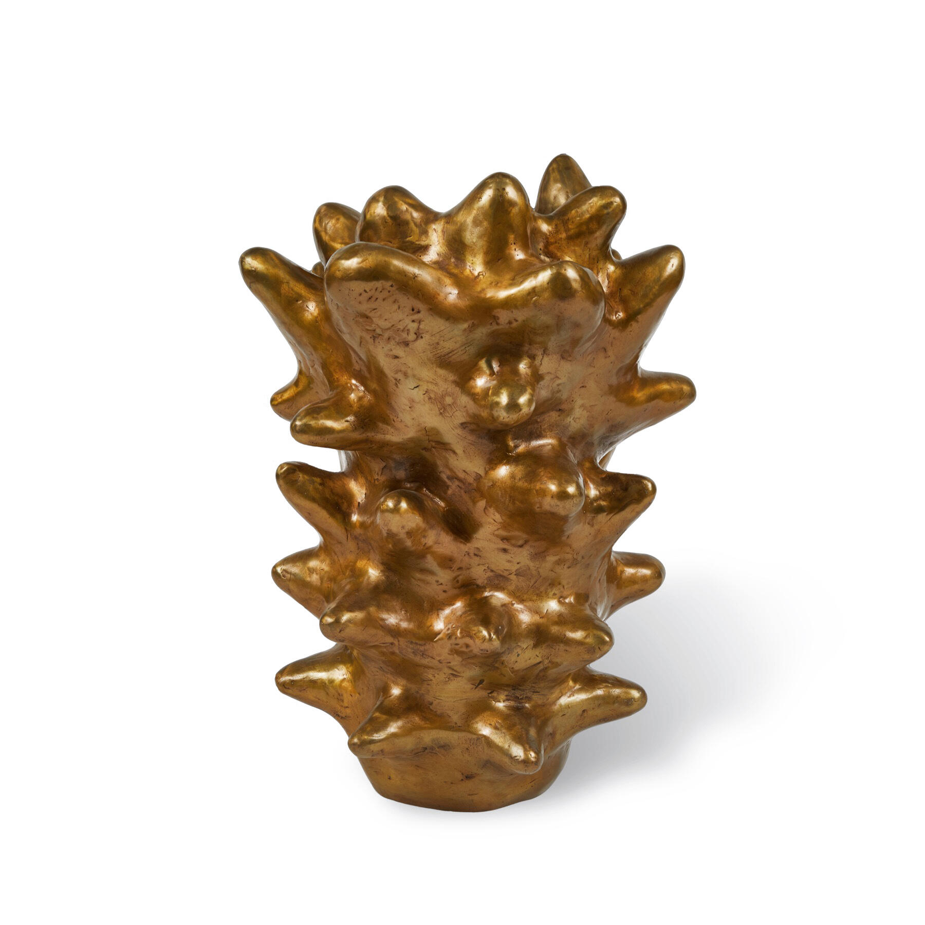 Luna Vase, Golden Bronze