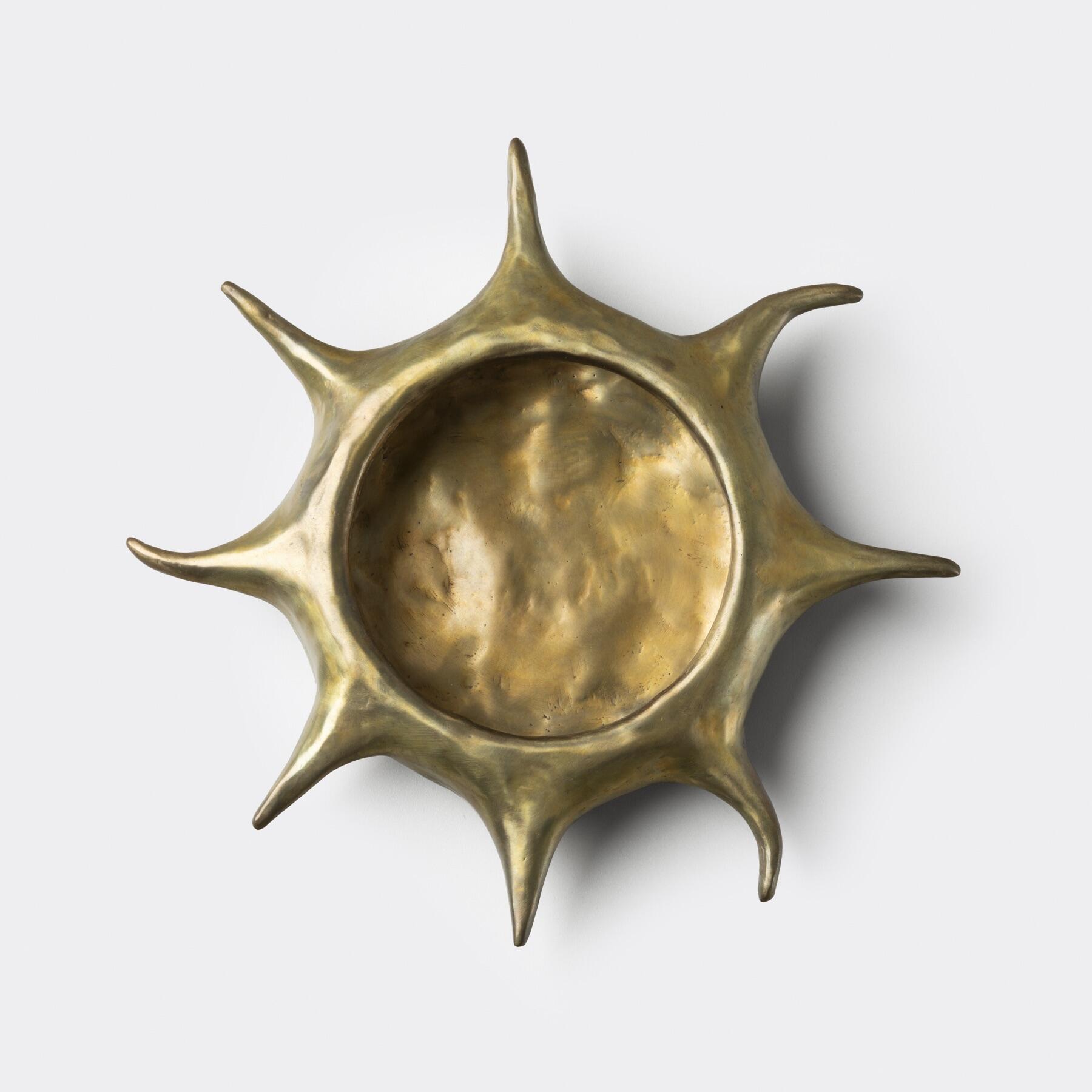 Soleil Vessel, Golden Bronze Patina