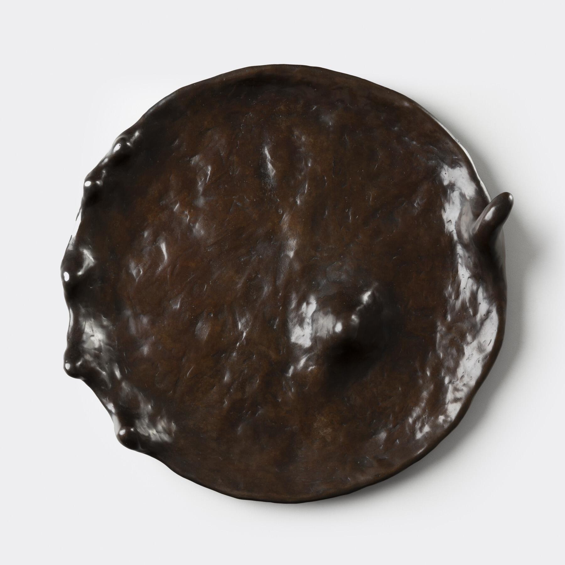Vierra Platter, Dark Bronze Patina