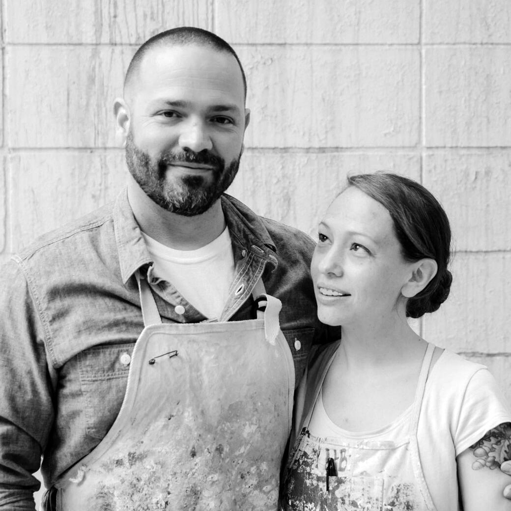 ASSEMBLAGE Wallcovering Founders Heidi and Christian Batteau
