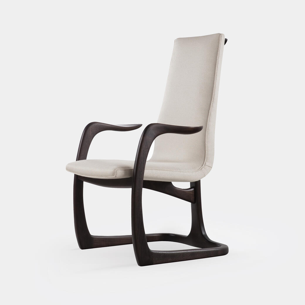 Tee Back Dining Arm Chair