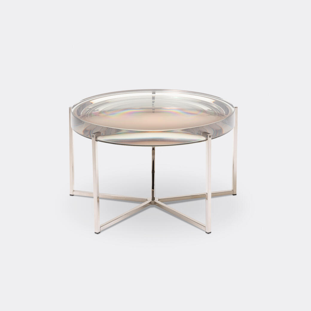 Lens Table, Size 3, Nickel Base, Clear Top