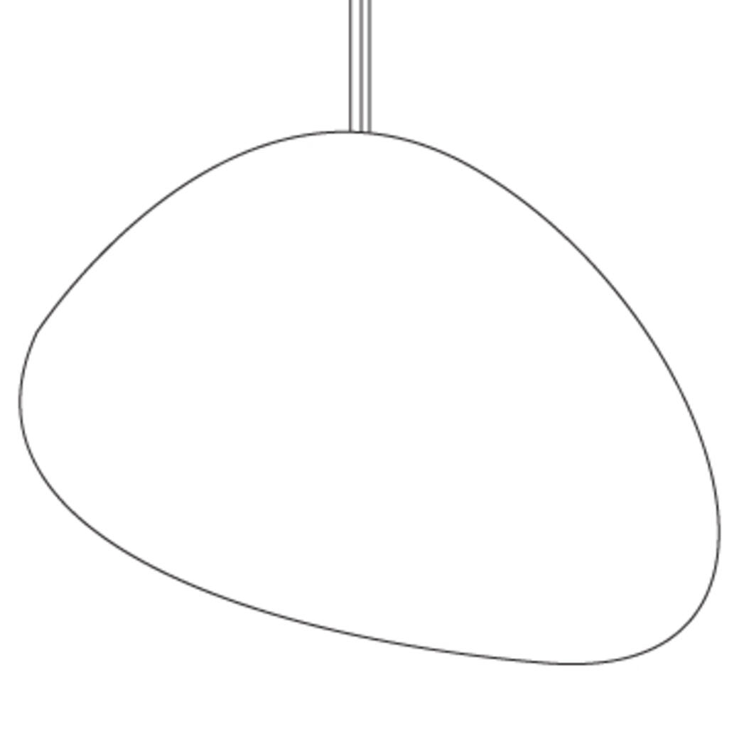 Galet S Pendant 8 diameter - 9.75 diameter (inches)