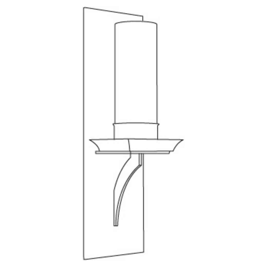 Tall Cellar Sconce, 7 inches wide