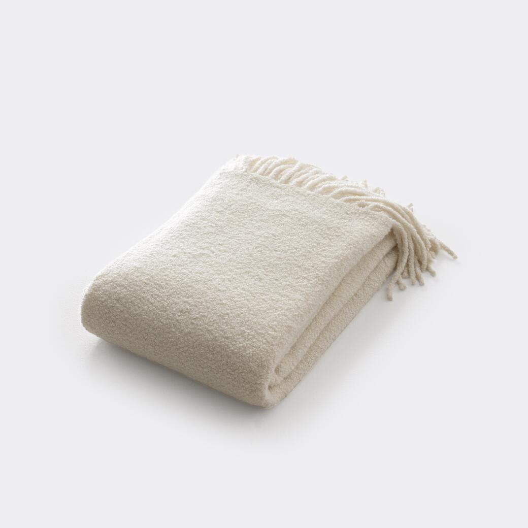 Cashmere Silk Super Luxe Boucle Throw