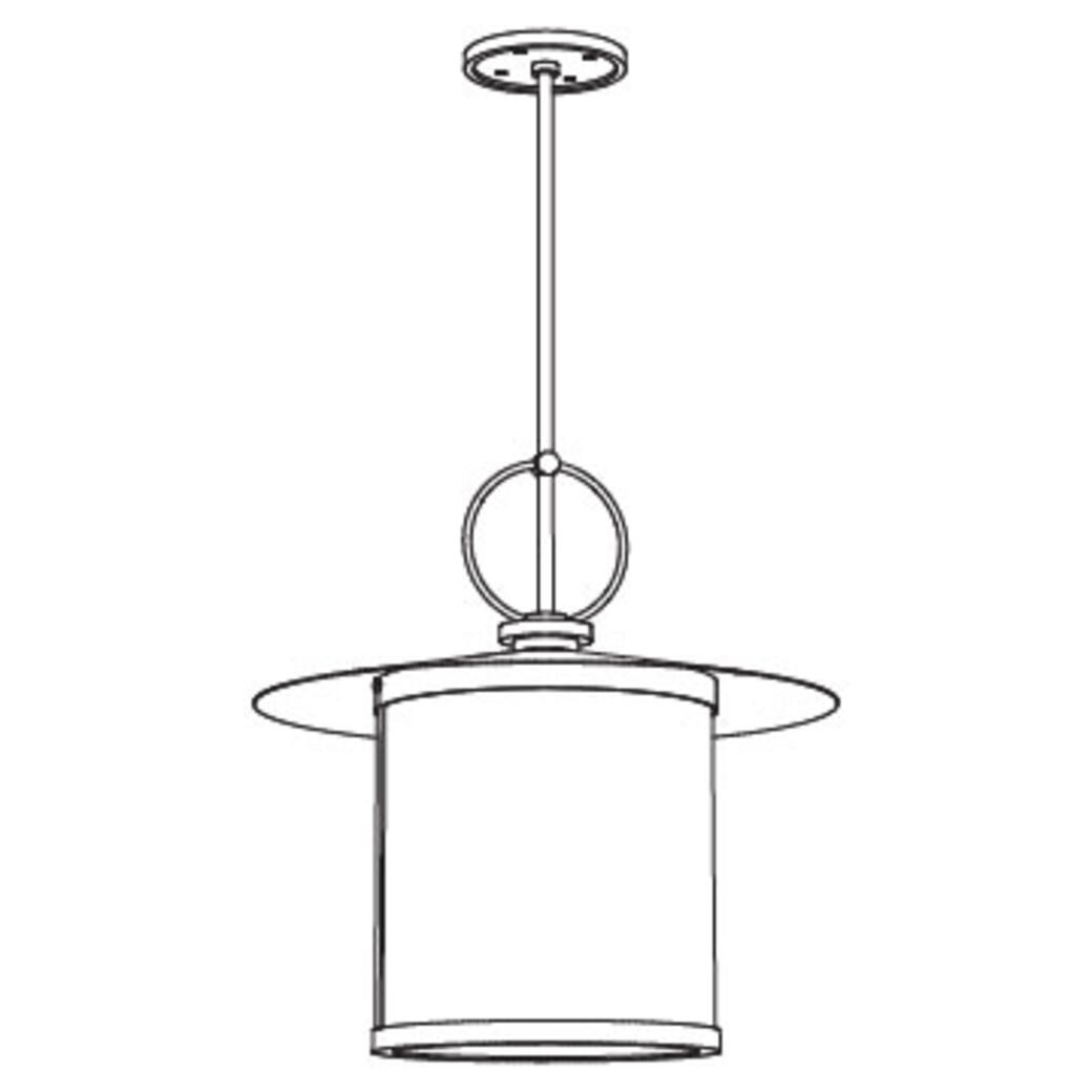 Cerchio Hanging Lamp, 24.5 inch diameter