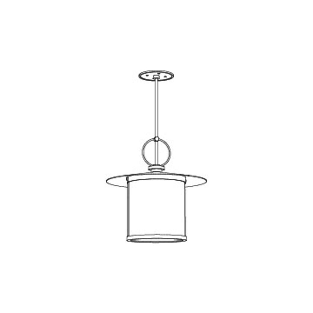 Cerchio Hanging Lamp, 14.25 inch diameter