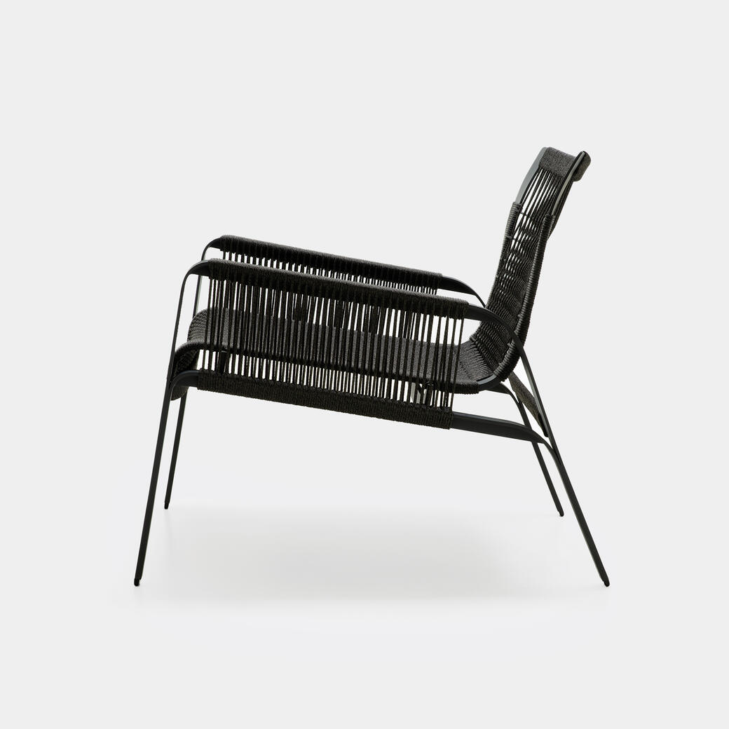 Caracal Lounge Chair, Raven