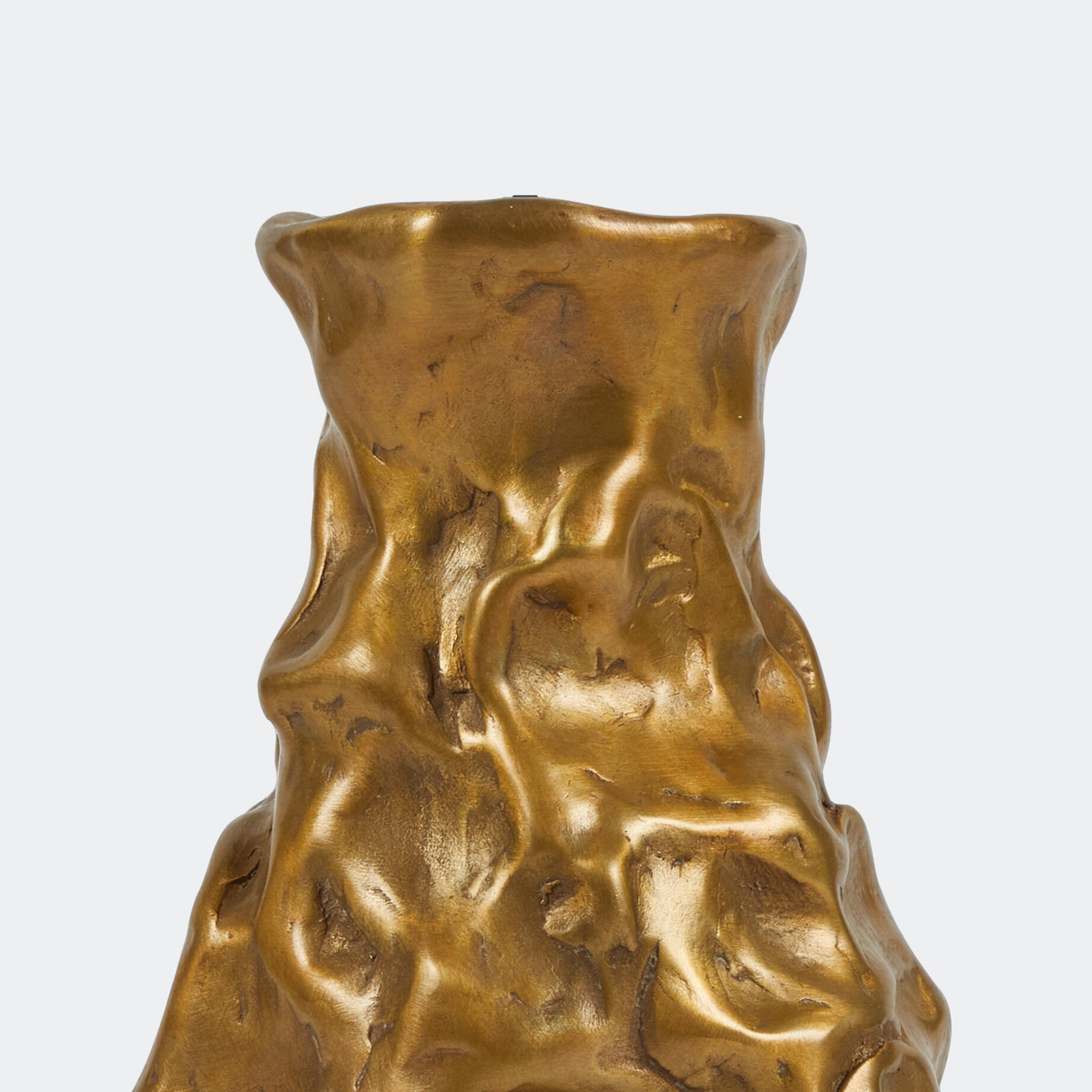 Talai Abstract Vessel, Golden Bronze