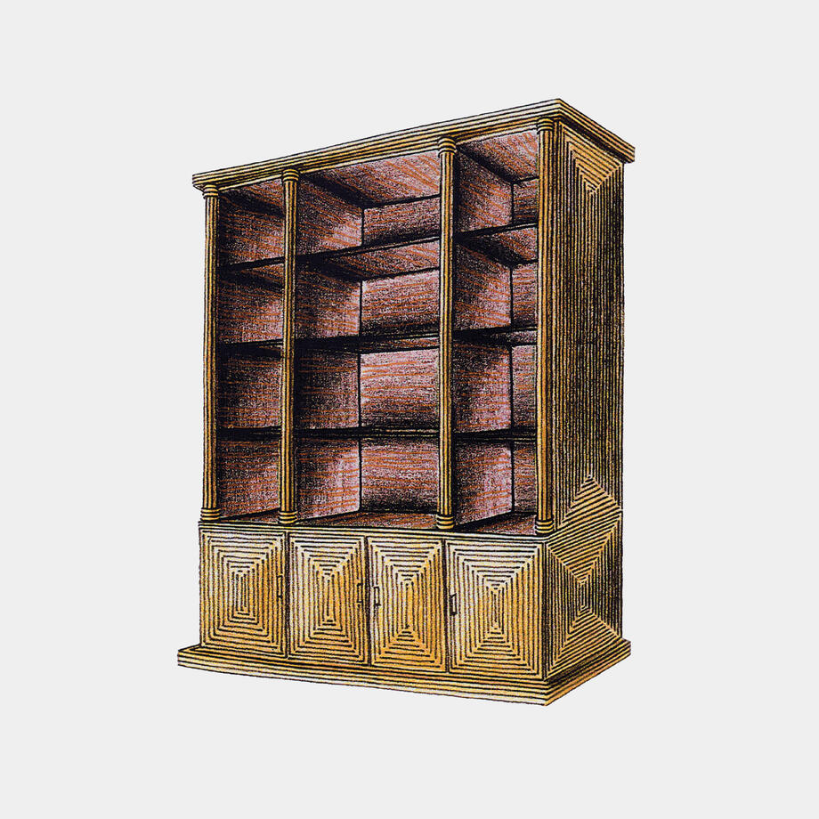 Afritaco Bookcase Cabinet