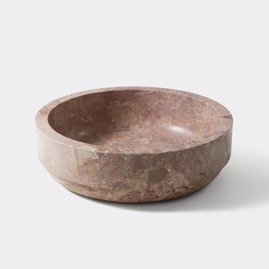 Cioto Bowl in Breccia Pernice Marble