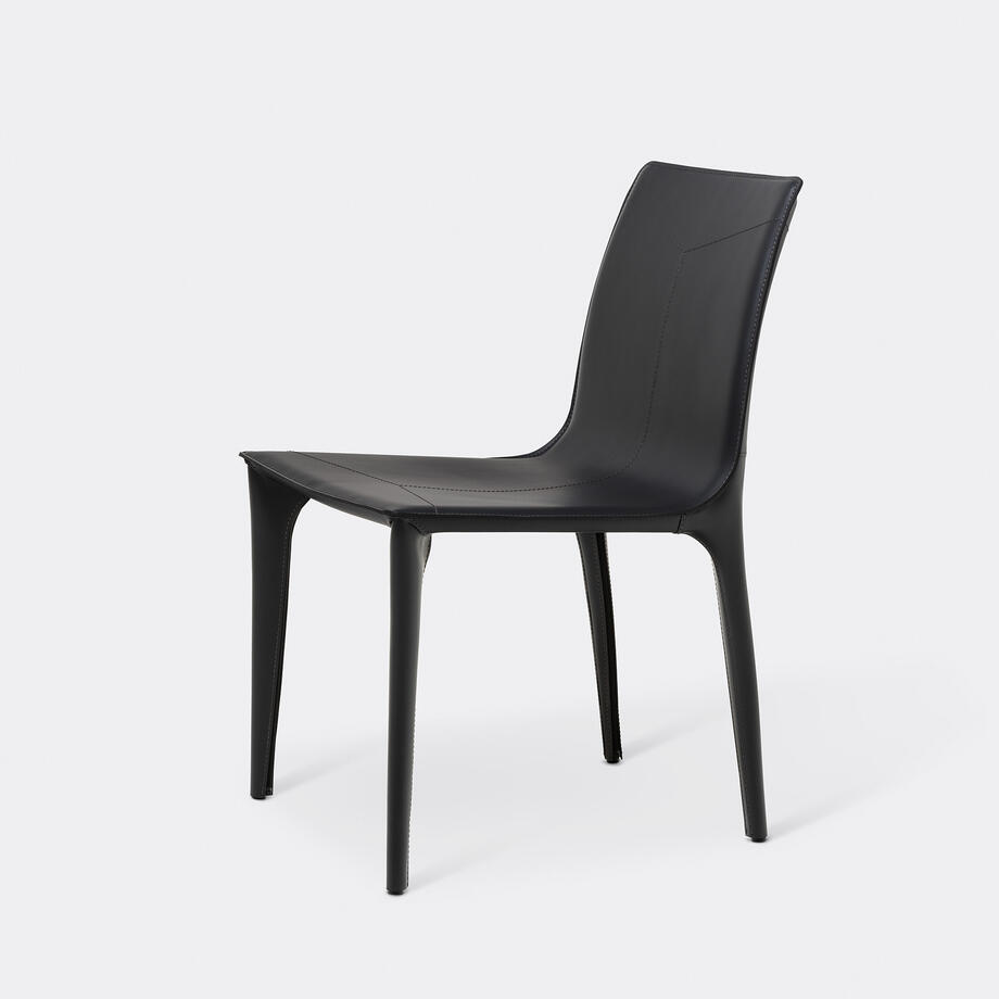 Adriatic Dining Side Chair, Dark Grey