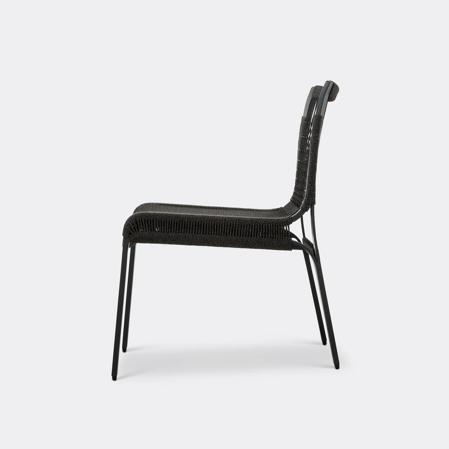 Caracal Dining Side Chair, Raven
