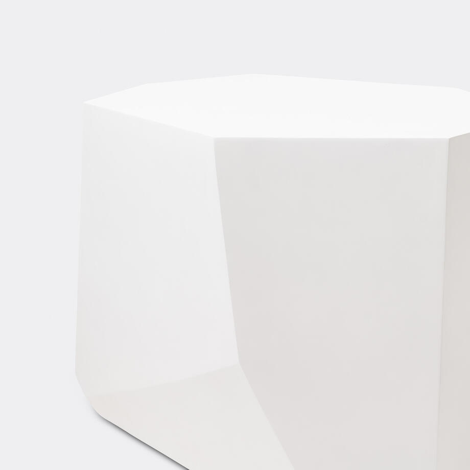 Cachalot Side Table, Polar White