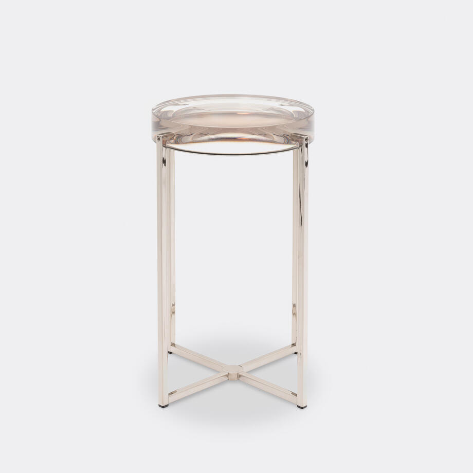Lens Table, Size 1, Nickel Base, Clear Top