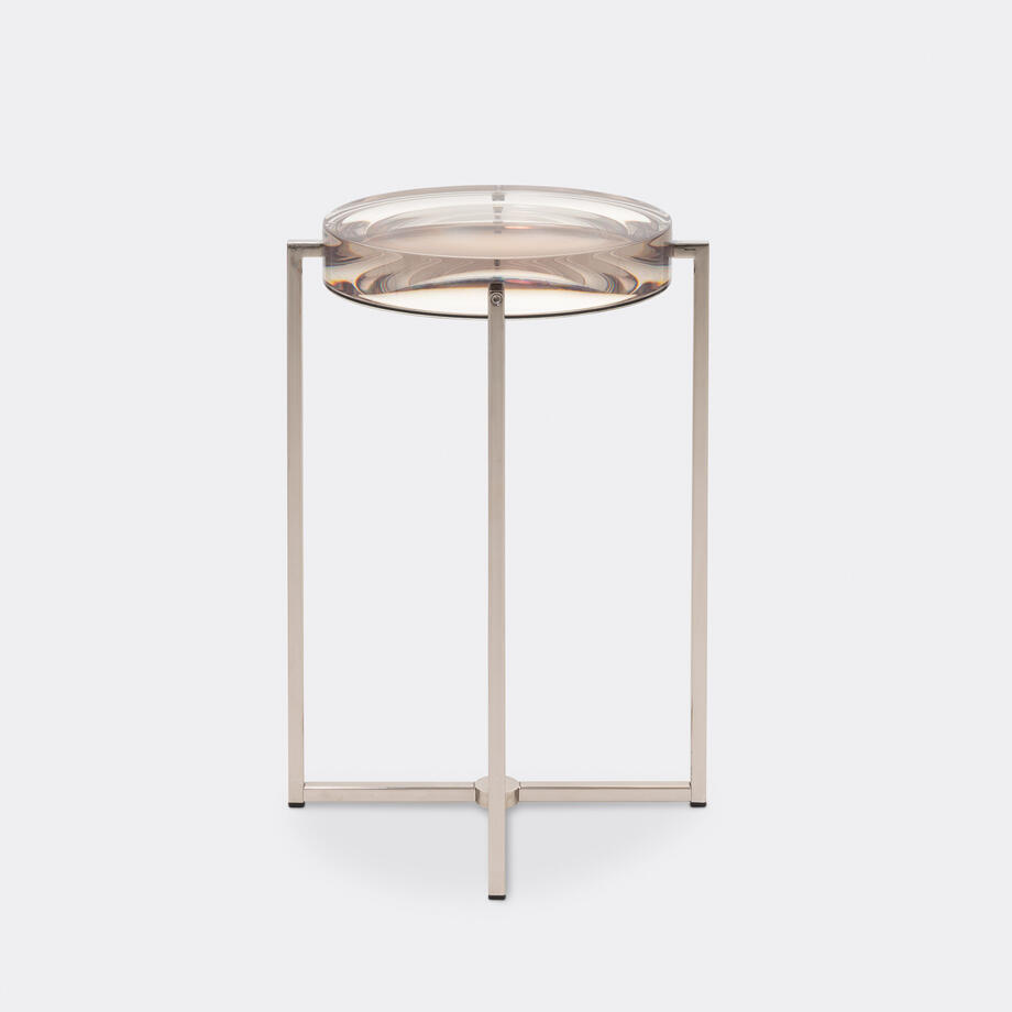 Lens Table, Size 1, Nickel Base, Clear Top