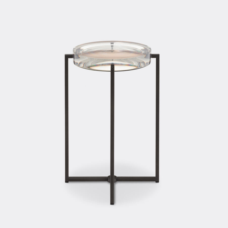 Lens Table, Size 1, Black Base, Clear Top