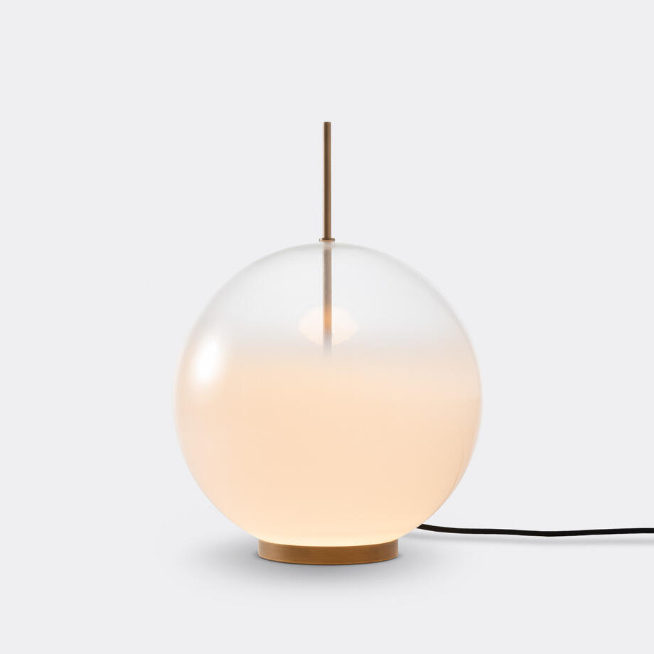 Misty Table Lamp, Burnished Natural Brass