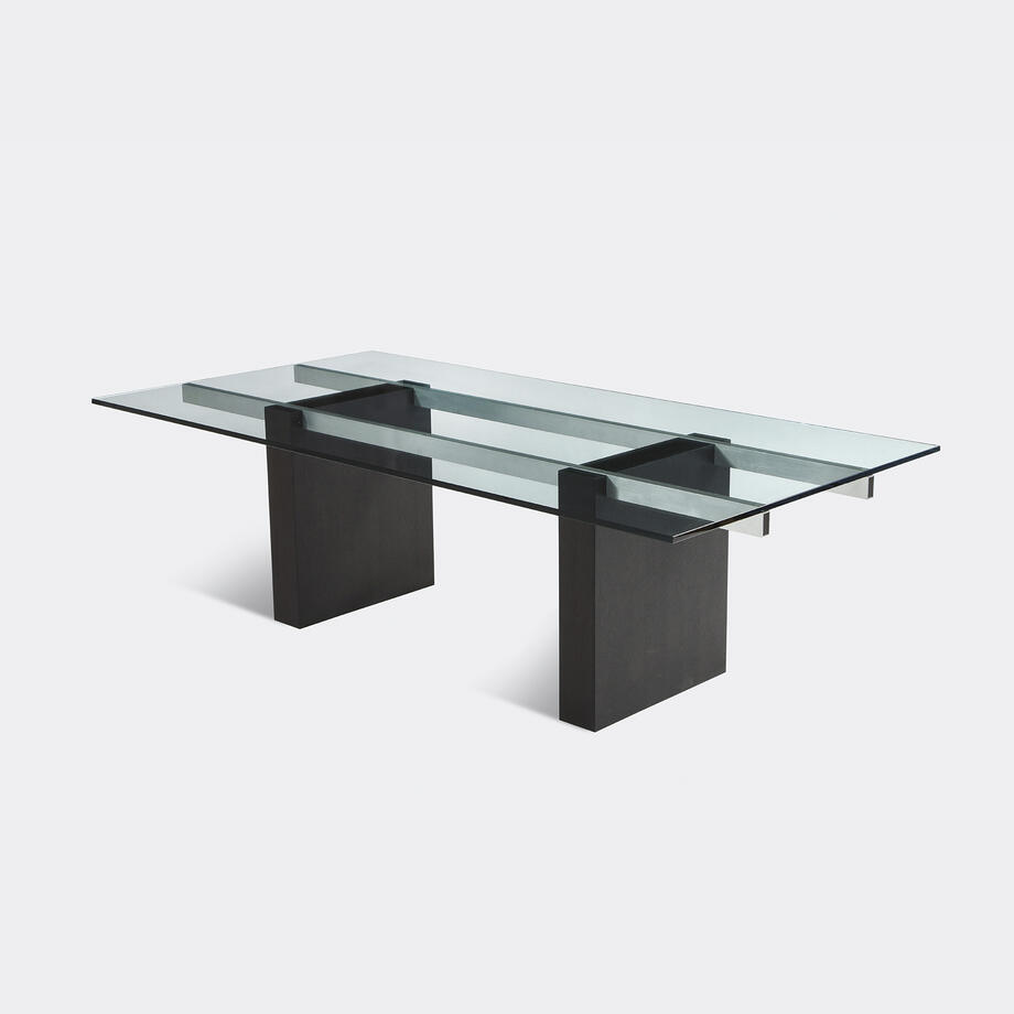 Cubist Double Pedestal Dining Table