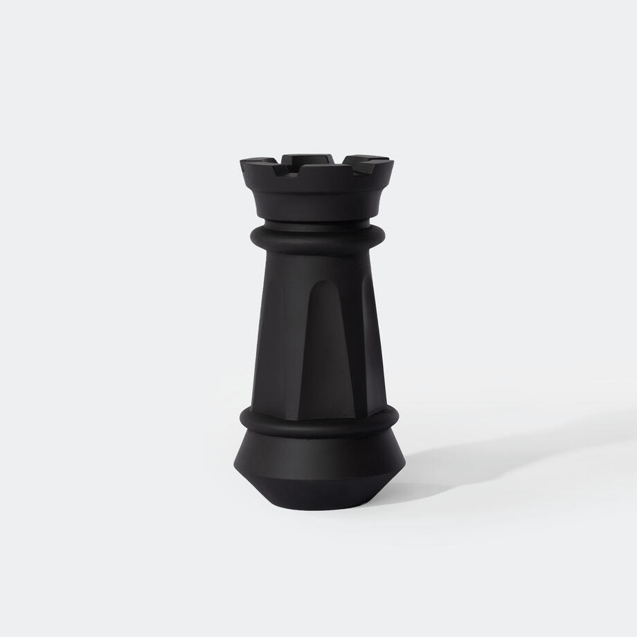 Chess Pieces, Rook, Black