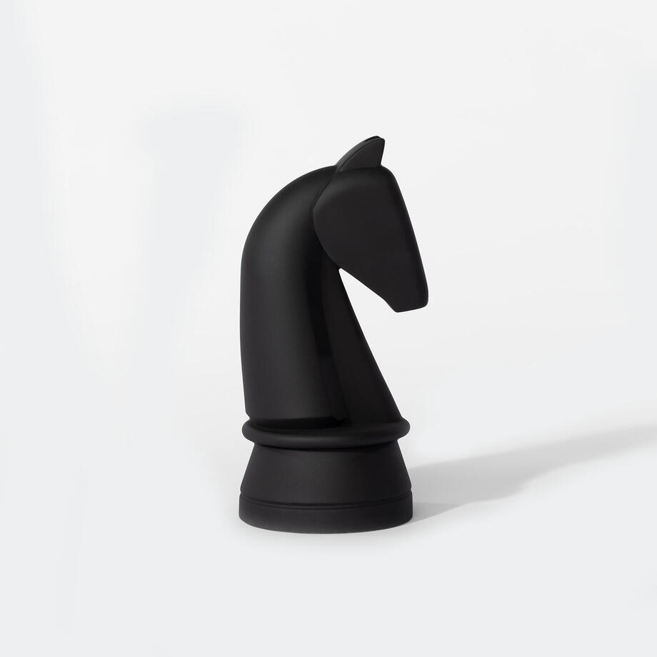 Chess Pieces, Knight, Black