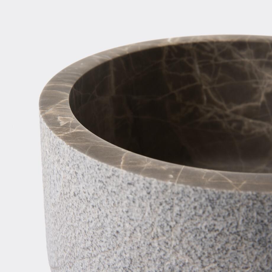 Mountainscape Footed Bowl, Design 1