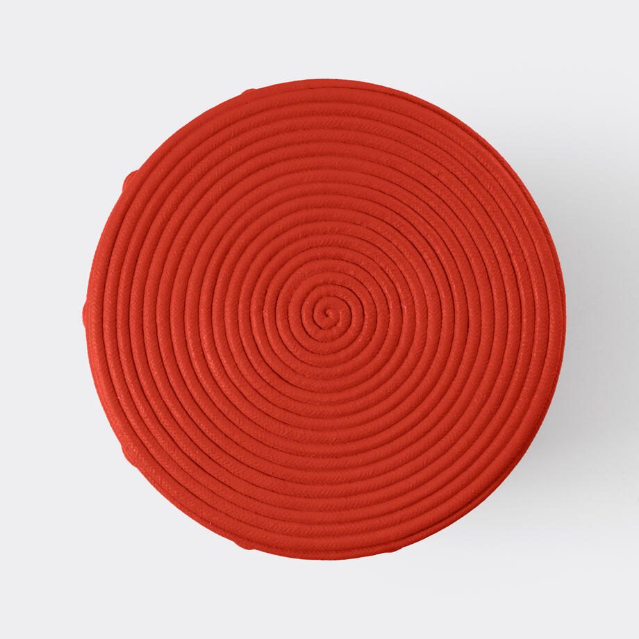 Afrito Stool, Oriental Red