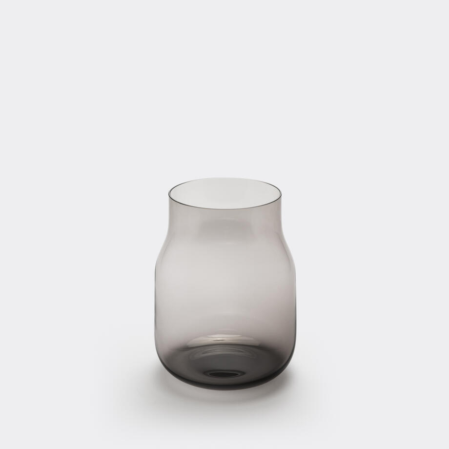 Bandaska Vase, Big, Smoke Grey