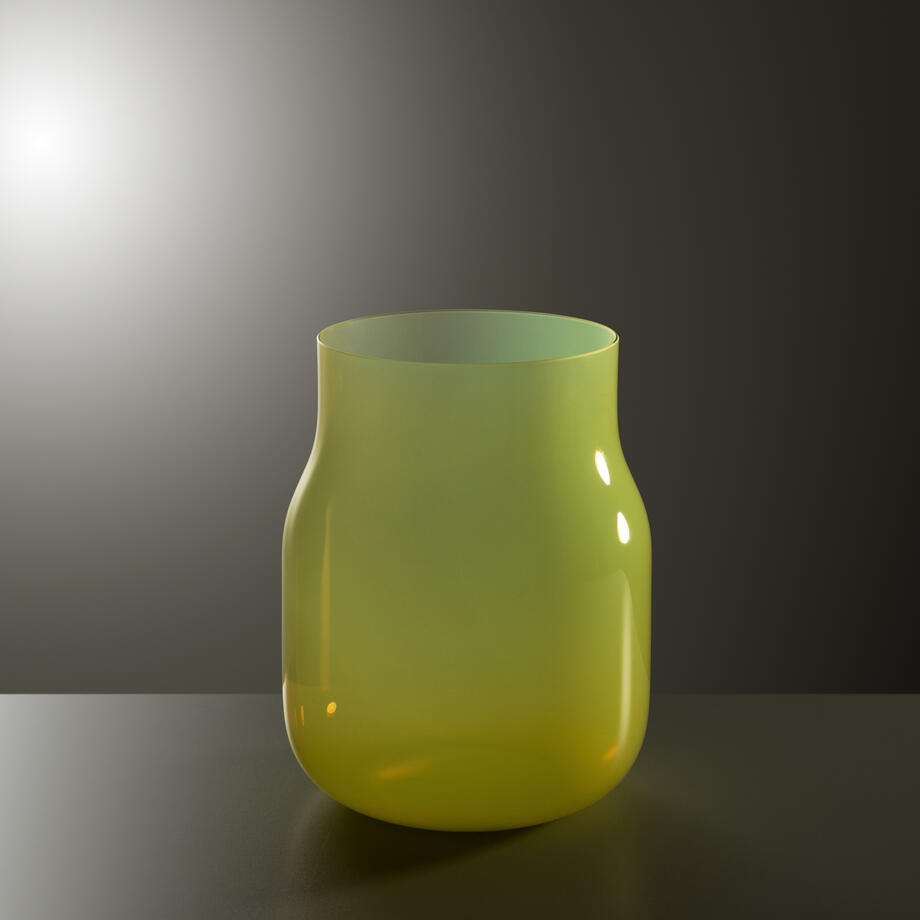 Bandaska Vase, Big, Neon Yellow