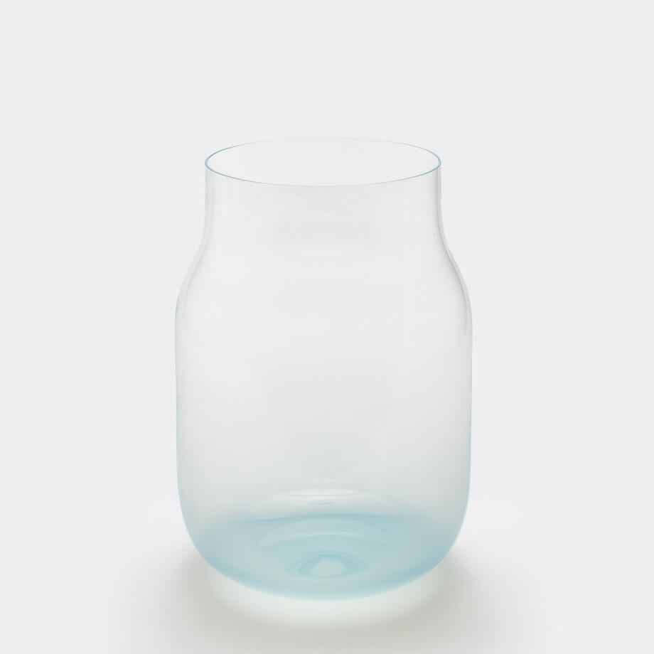 Bandaska Vase, XL, Opalescent Blue