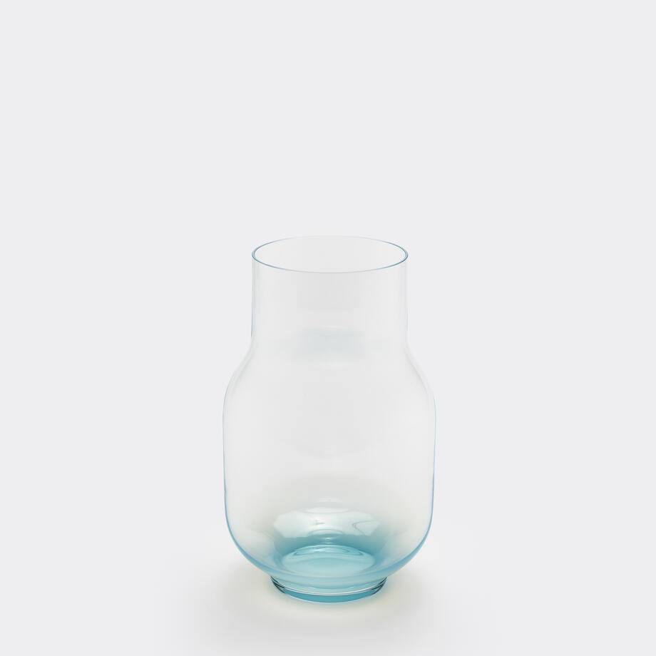 Vase 19, Big, Opalescent Blue